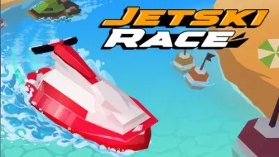 Jetski Race is an exciting boat racing game. You will control a powerful jet ski to overcome the race course full of waves, obstacles, and the opportunity to perform daring stunts.